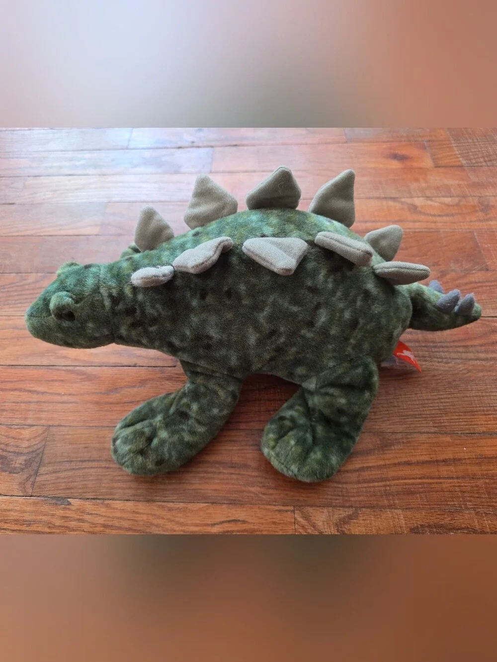 Green Stegosaurus Plush Toy - Soft Kids Stuffed Dinosaur Wild Republic 14